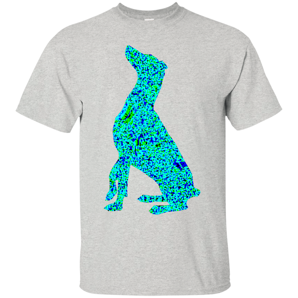 doberman pixel silhouette T-Shirt