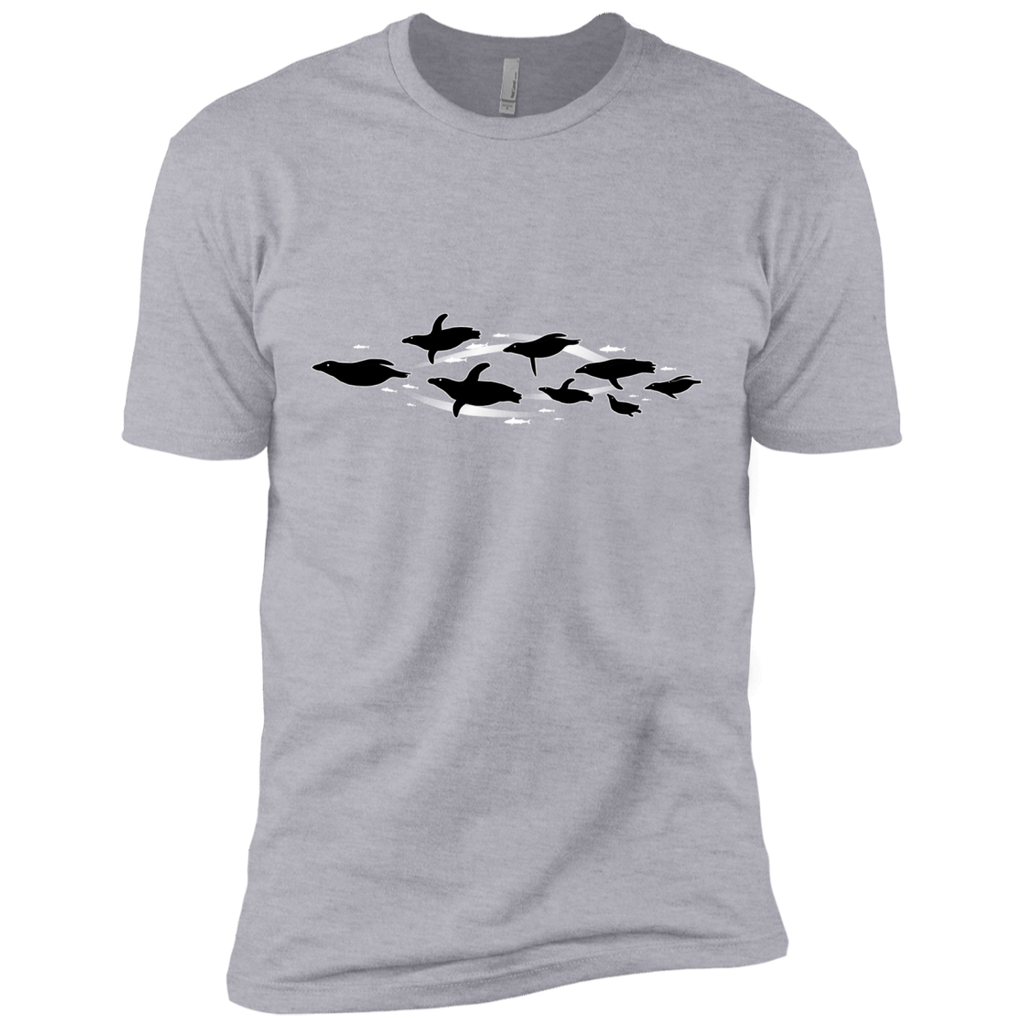 floating penguins in the dark ocean T-Shirt