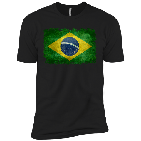 flag of brazil in vintage retro style T-Shirt