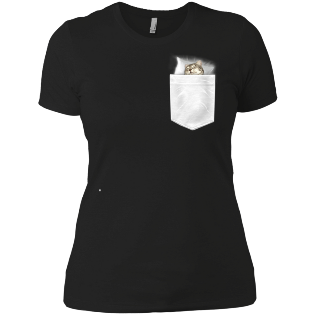 cat sleeping in my pocket sweatshirt T-Shirt