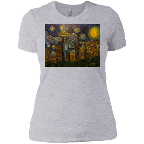 dedication to van gogh- seattle starry night sweatshirt T-Shirt