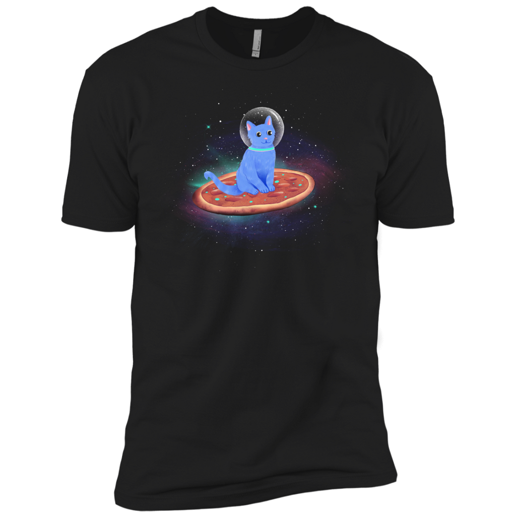 cat, pizza, space t- T-Shirt