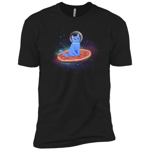 cat, pizza, space t- T-Shirt