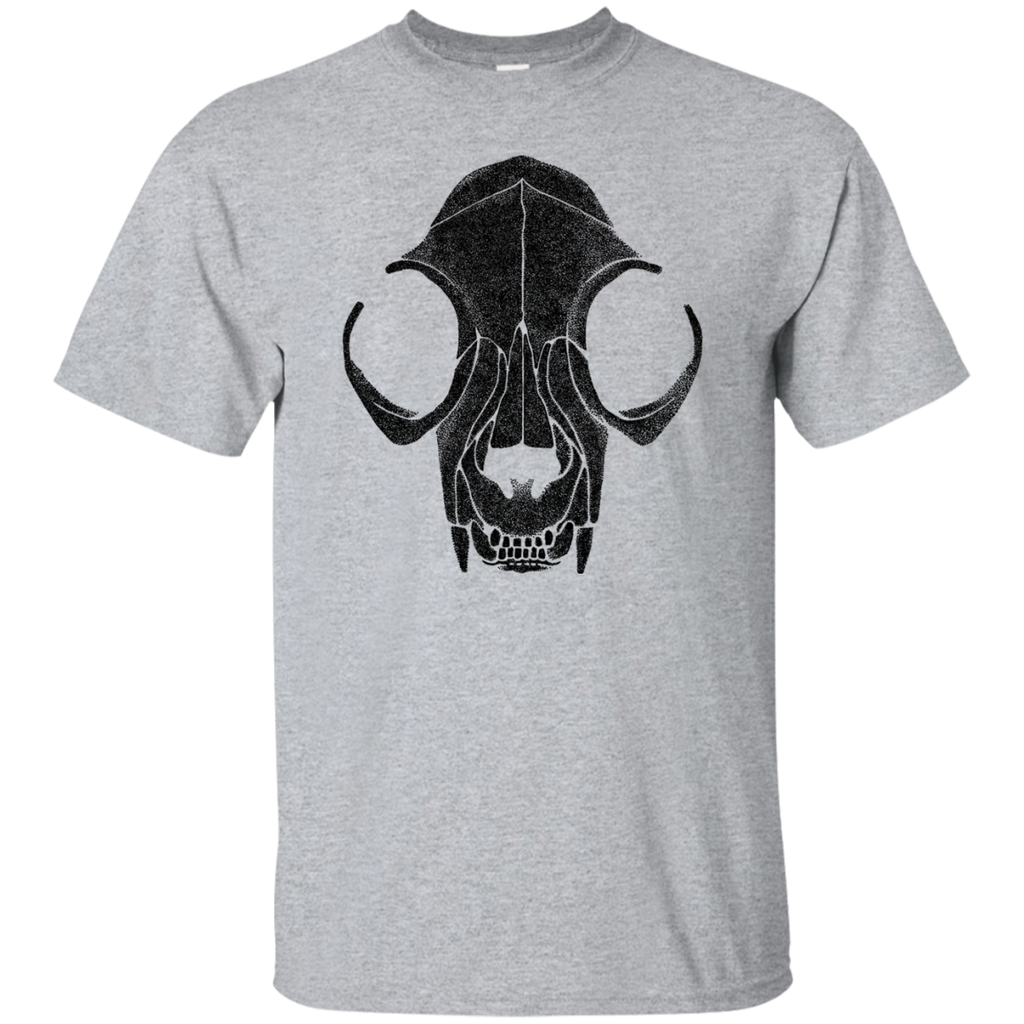 cat skull - black sweatshirt T-Shirt