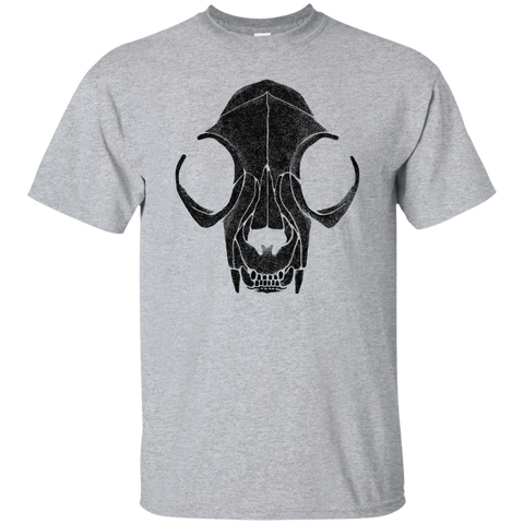 cat skull - black sweatshirt T-Shirt