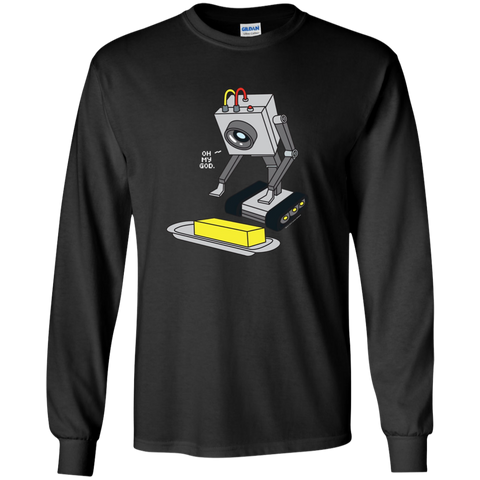 Rick & Morty Pass The Butter G240 Gildan LS Ultra Cotton T-Shirt