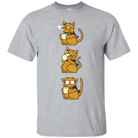 cat, coffee and glasses sweatshirt T-Shirt