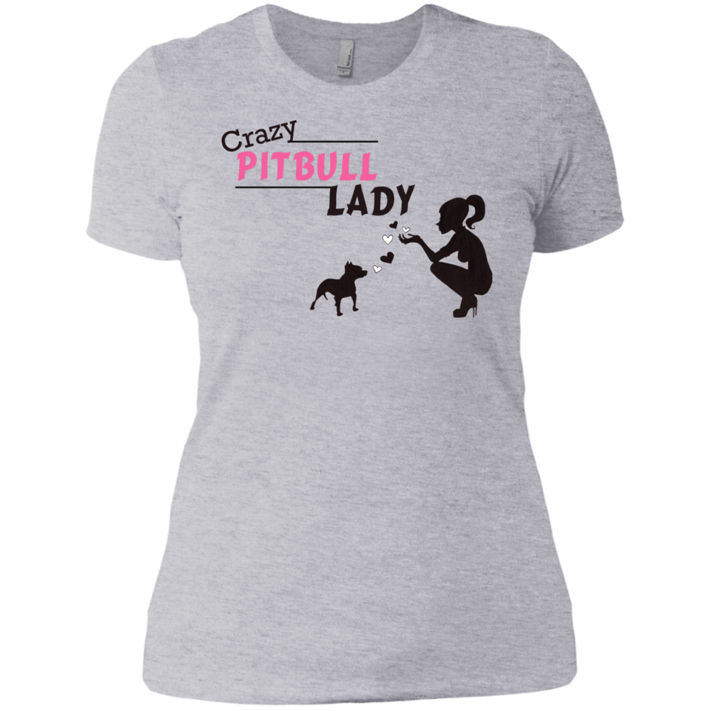 crazy pitbull lady T-Shirt