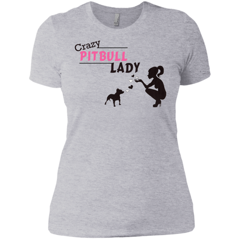 crazy pitbull lady T-Shirt