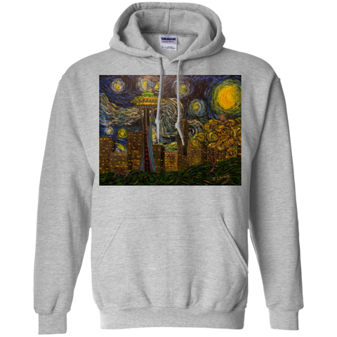 dedication to van gogh- seattle starry night sweatshirt T-Shirt
