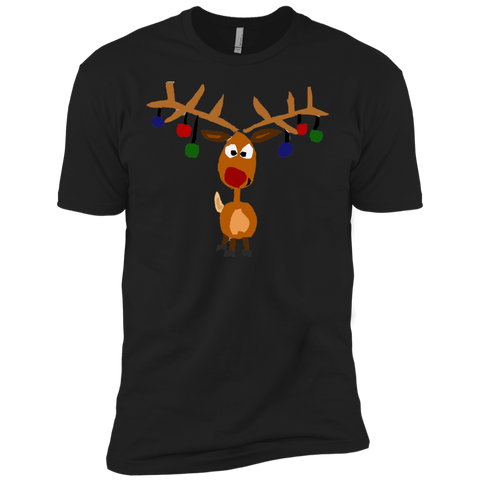 cool funny rudolph red nosed reindeer christmas art sweater T-Shirt