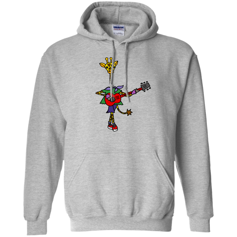 cool funky giraffe playing ed guitar sweatshirt T-Shirt