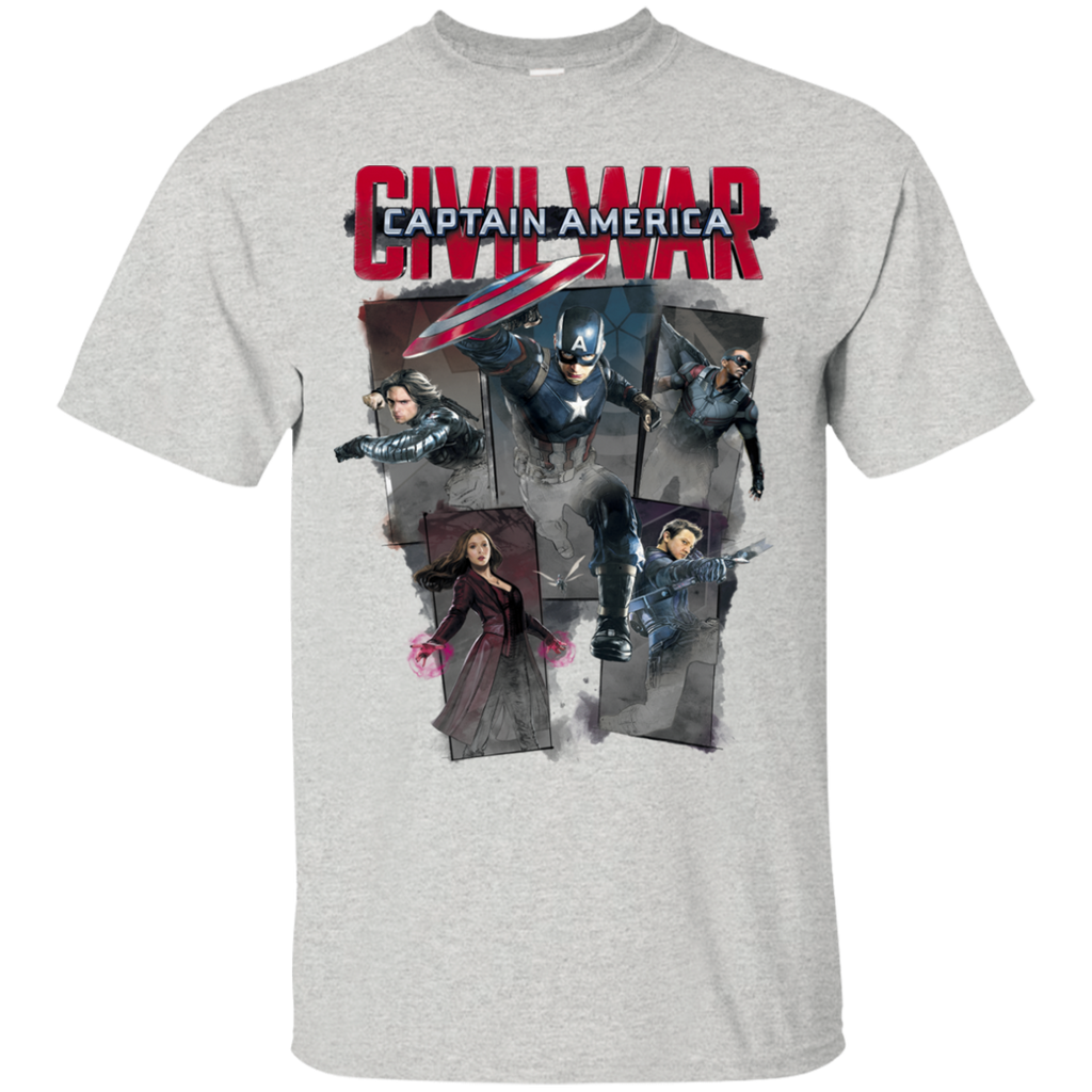 captain america civil war heroes T-Shirt