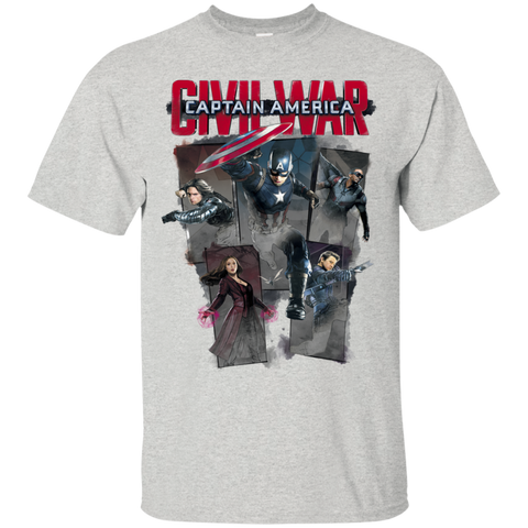 captain america civil war heroes T-Shirt