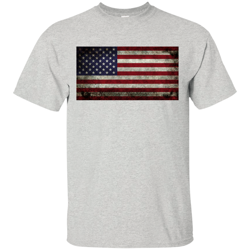 american flag, super dark grunge T-Shirt