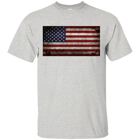 american flag, super dark grunge T-Shirt