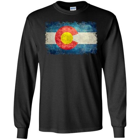 flag of colorado in vintage retro style T-Shirt