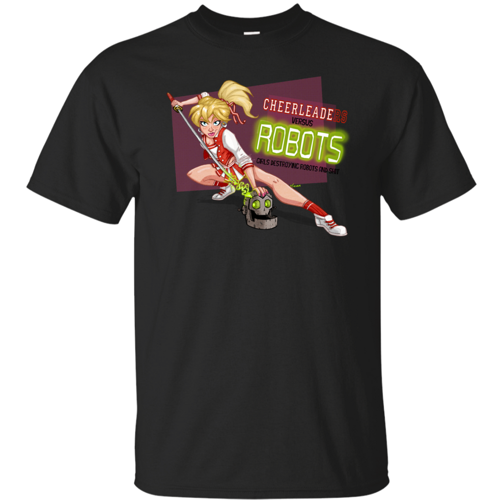 cheerleaders versus robots T-Shirt