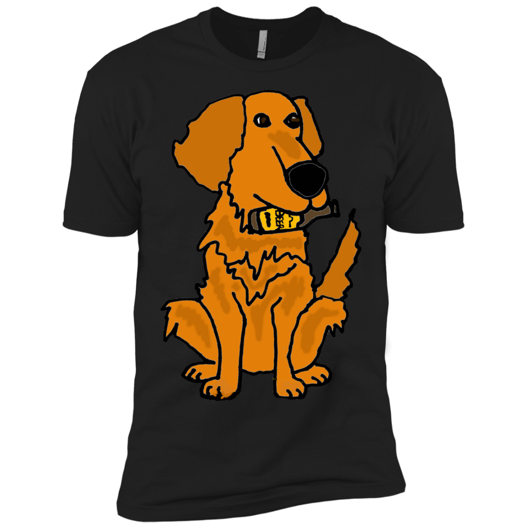 cool funny golden retriever dog with beer bottle T-Shirt