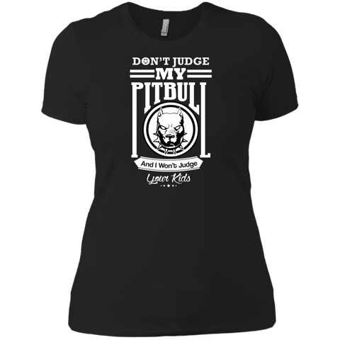 dont judge my pitbull T-Shirt
