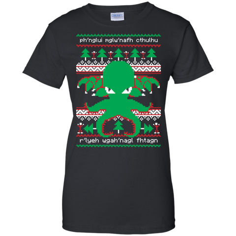 cthulhu cultist christmas T-Shirt