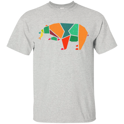fishing bear colourful vintage T-Shirt