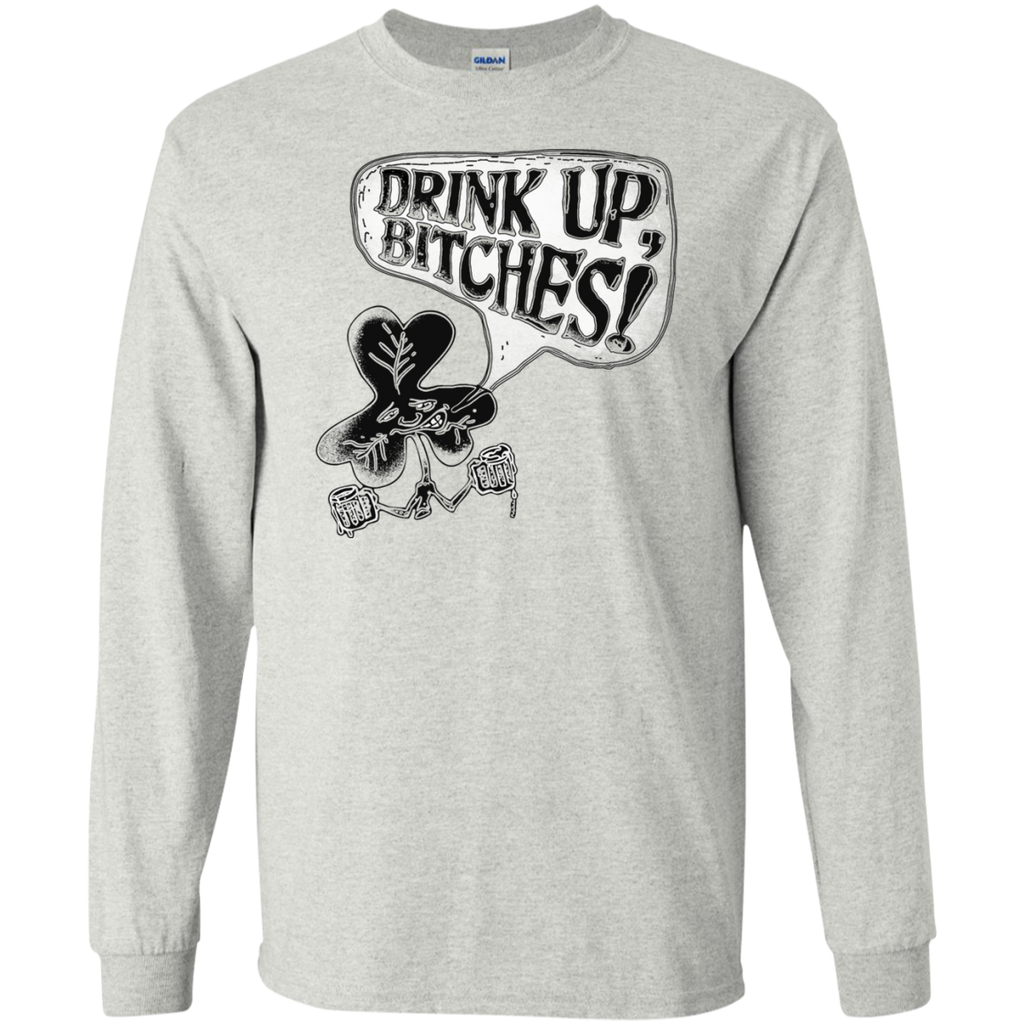 drink up bitches irish shamrock T-Shirt