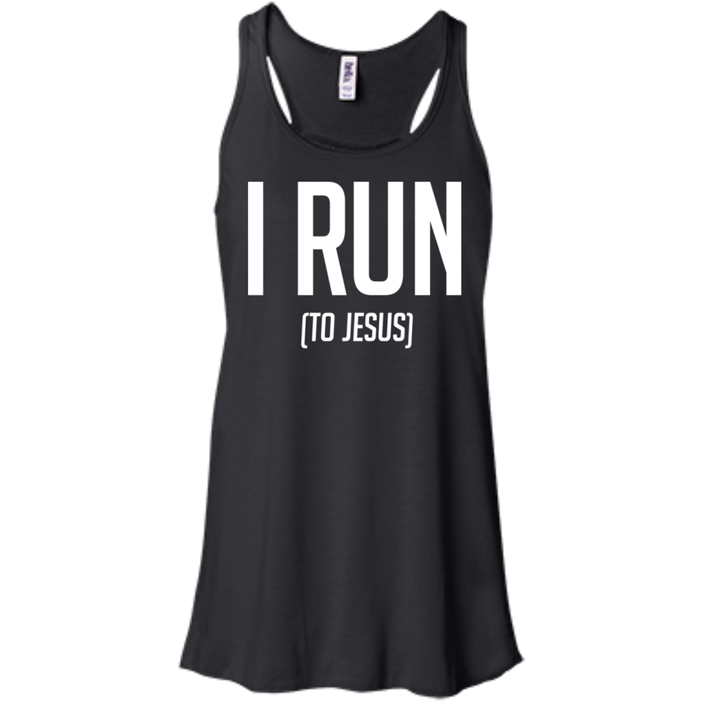 i run to jesus tanks/tees - running T-Shirt