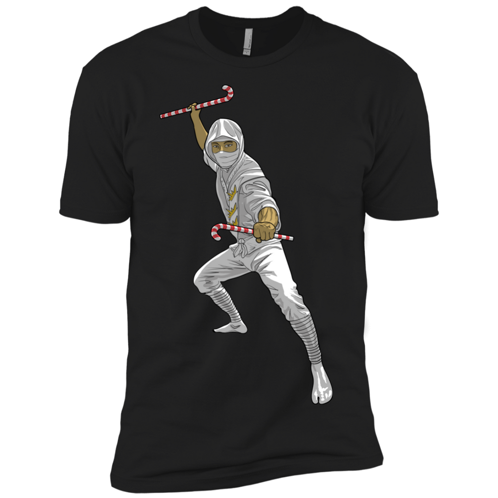 christmas ninja black and white T-Shirt