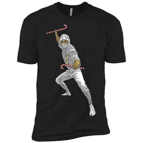 christmas ninja black and white T-Shirt