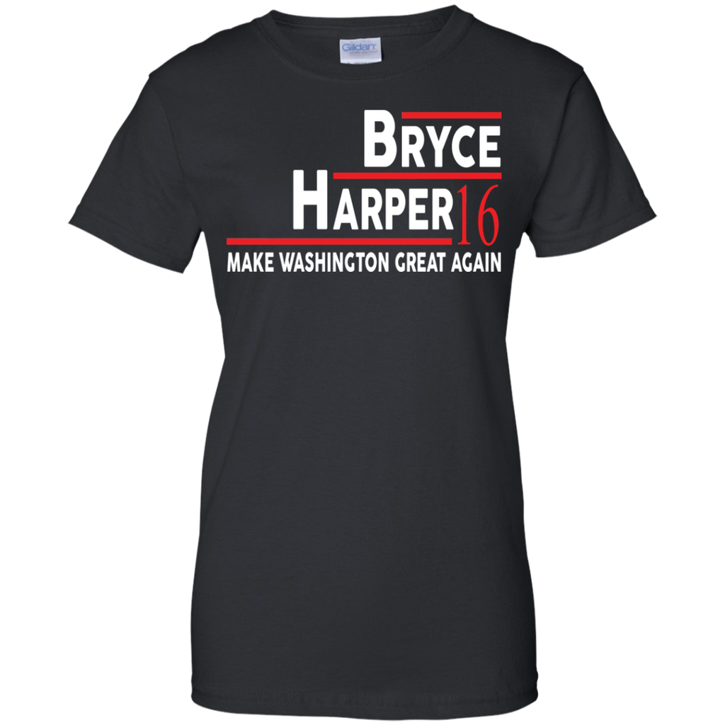 bryce harper 2016 make washington great again T-Shirt