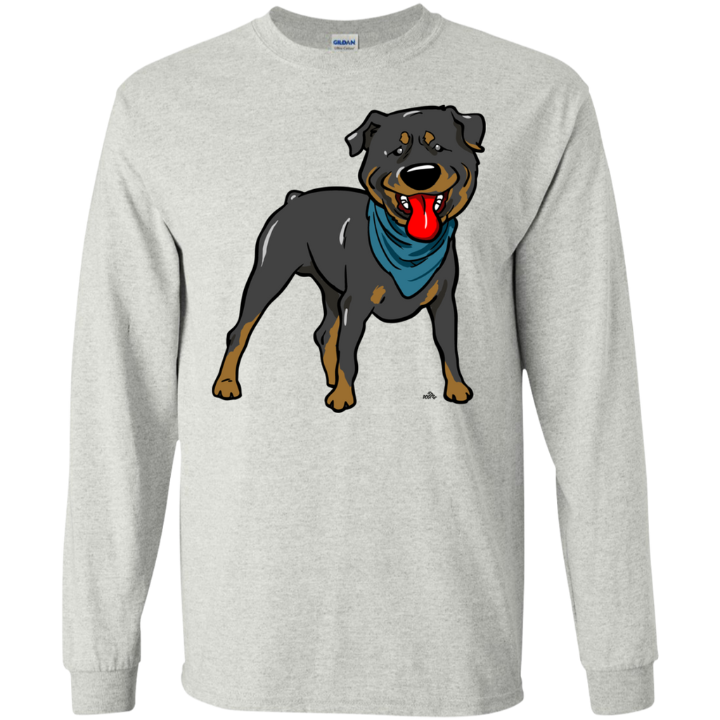 cool rottweiler cartoon dog T-Shirt