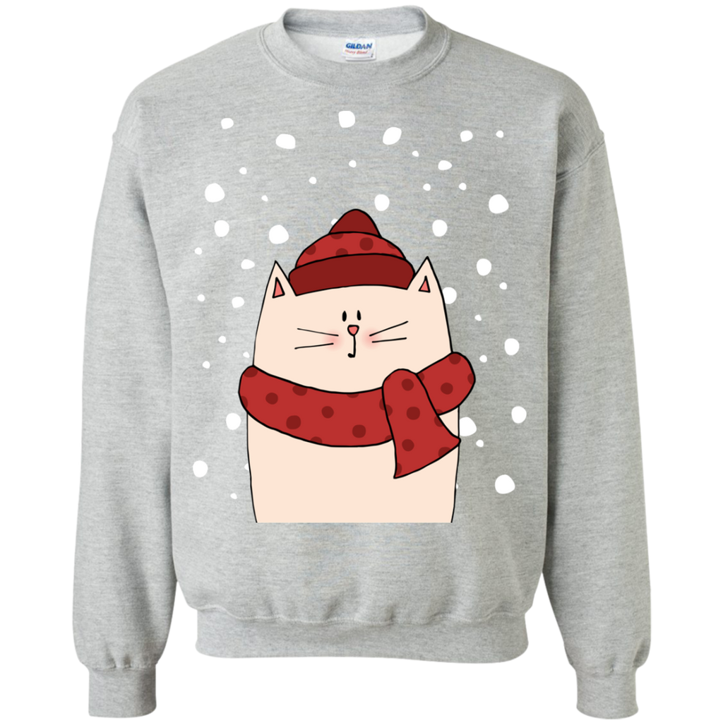 cat with scarf sweatshirt T-Shirt