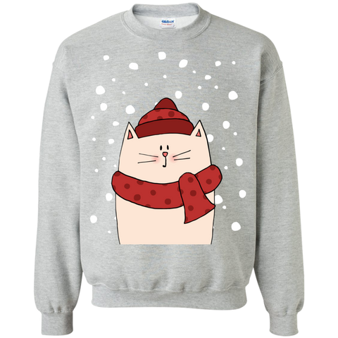cat with scarf sweatshirt T-Shirt
