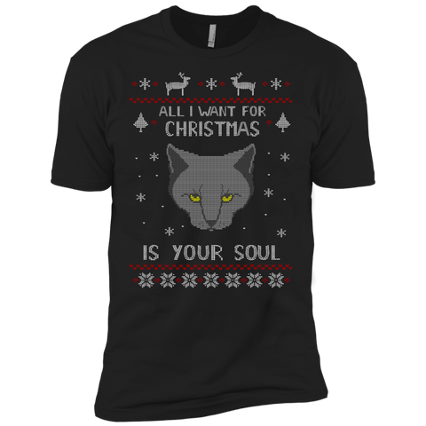 all i want for christmas is your soul - ugly christmas sweater sweatshirt T-Shirt