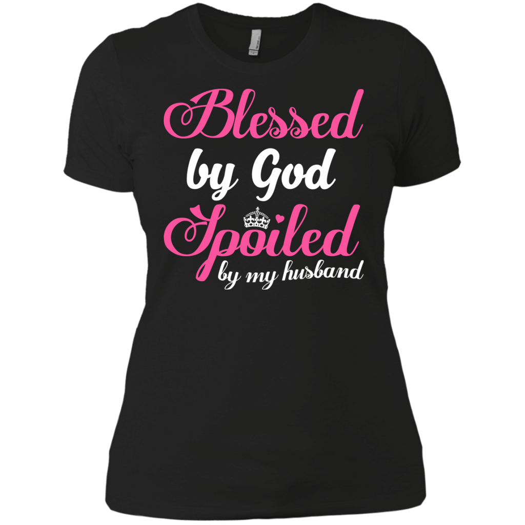 blessed by god spoiled by my husband T-Shirt