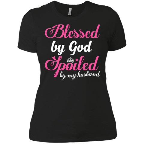 blessed by god spoiled by my husband T-Shirt