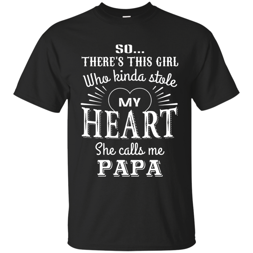 PAPA & GRANDDAUGHTER, she stole my heart tshirt G200 Gildan Ultra Cotton T-Shirt