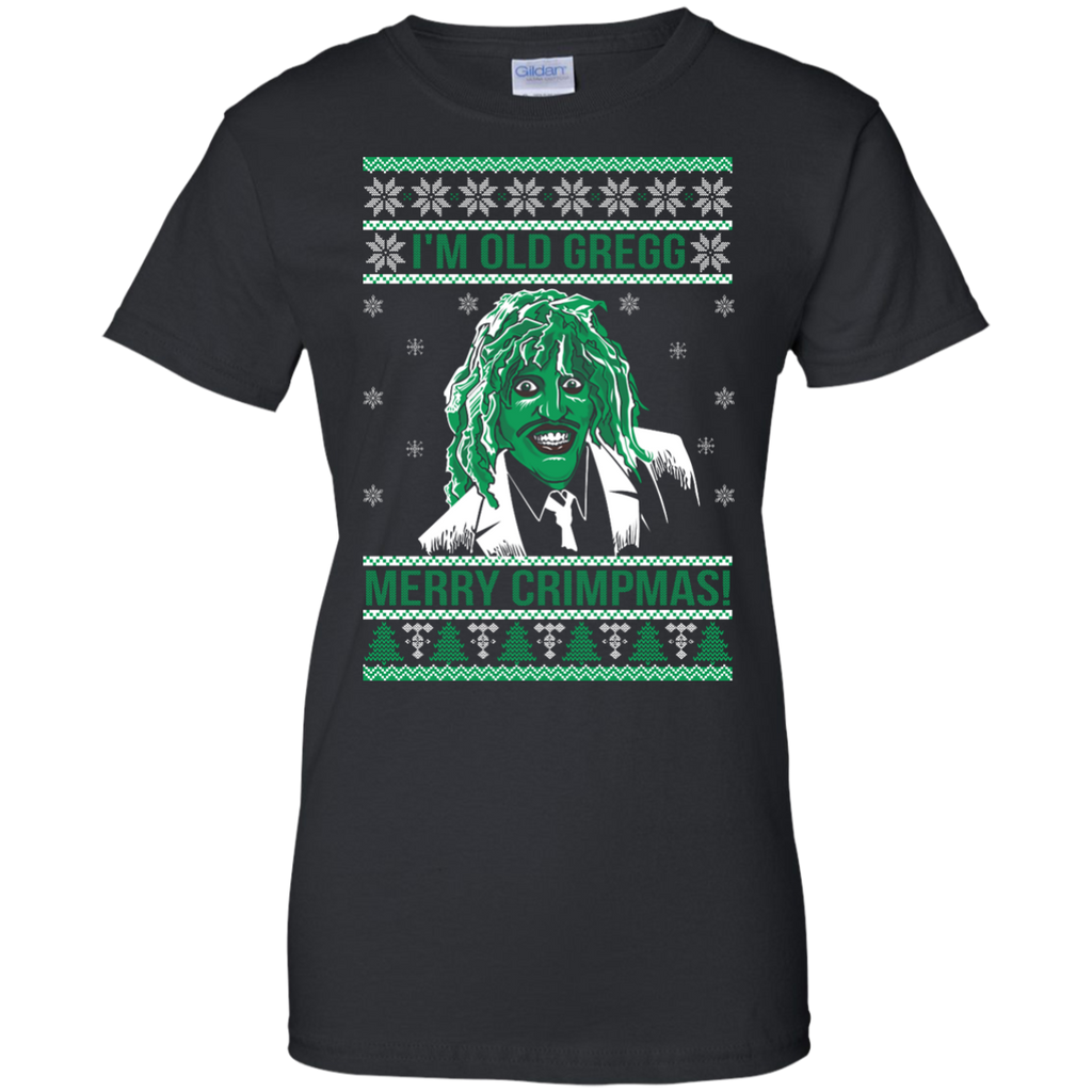 i'm old gregg merry crimpmas - the mighty boosh christmas T-Shirt