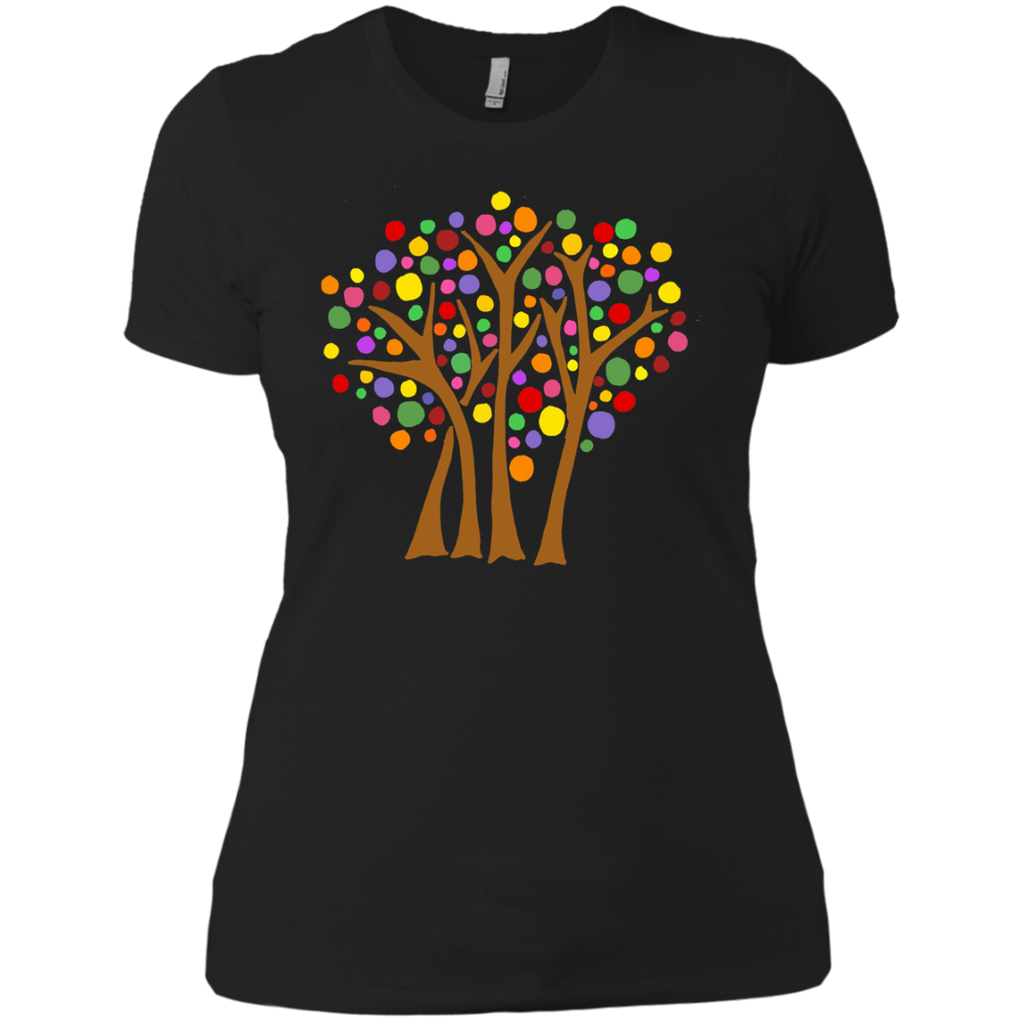 colorful bold trees abstract art nature sweatshirt T-Shirt