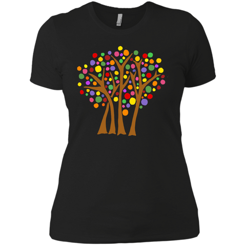 colorful bold trees abstract art nature sweatshirt T-Shirt