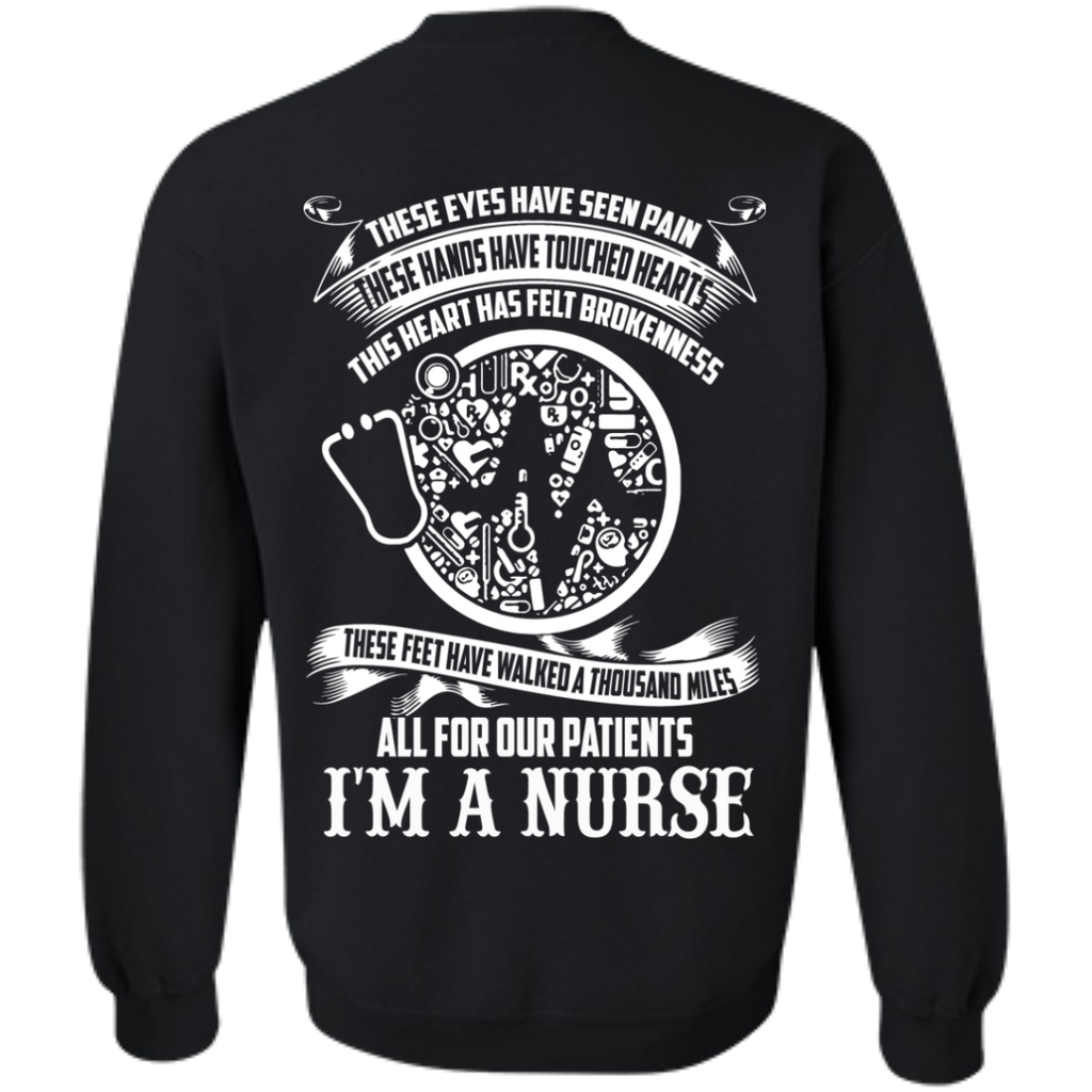 these hands have touched hearts. this heart has felt brokenness. these feet have walked a thousand miles all for our patients T-Shirt