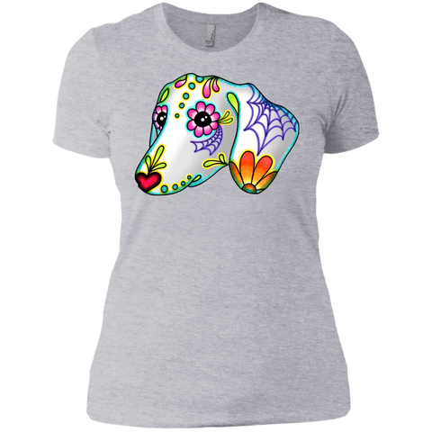 dachshund - day of the dead sugar skull dog T-Shirt