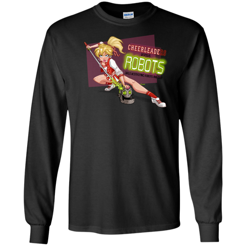 cheerleaders versus robots T-Shirt