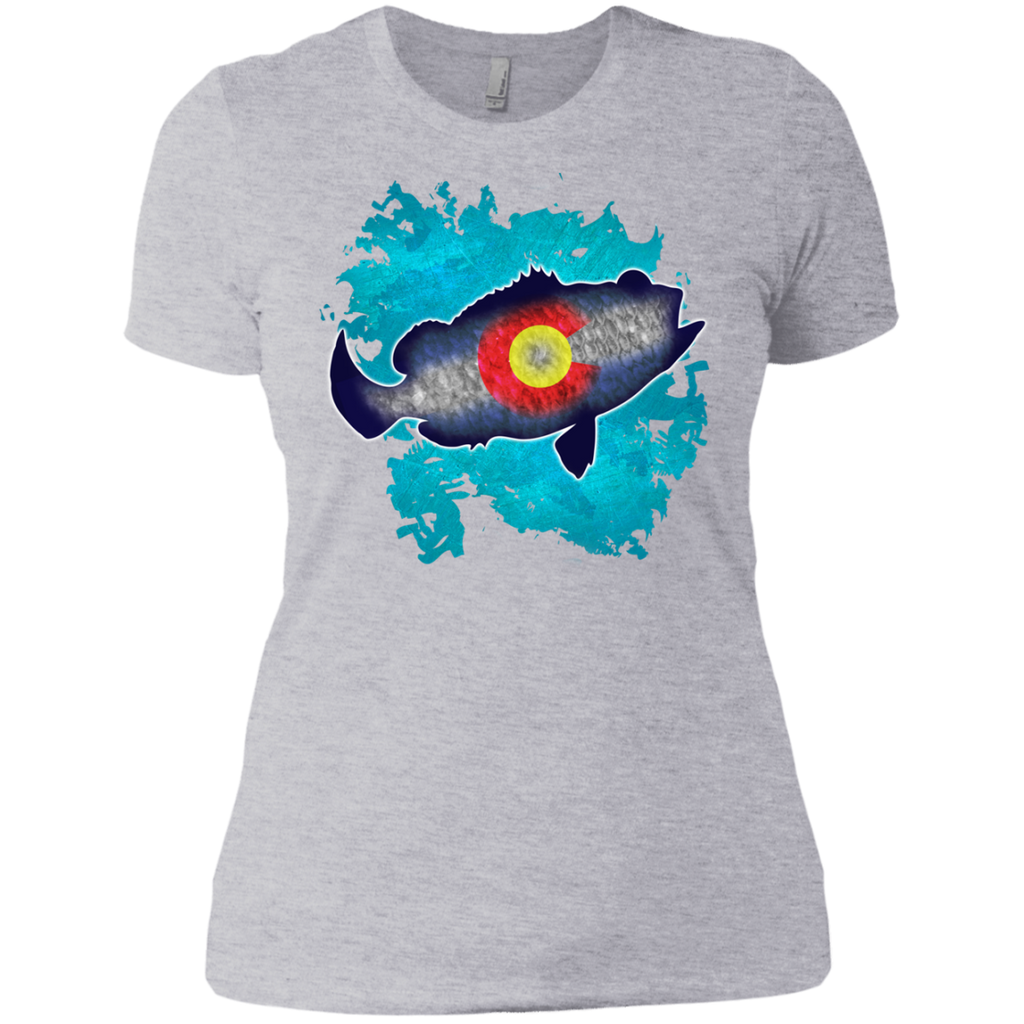 colorado flag bass fish splash T-Shirt