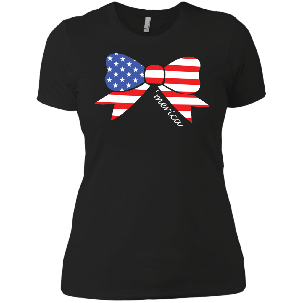 america bow graphic patriotic 'merica T-Shirt
