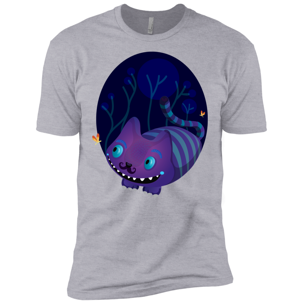 cheshire mustache cat t- T-Shirt