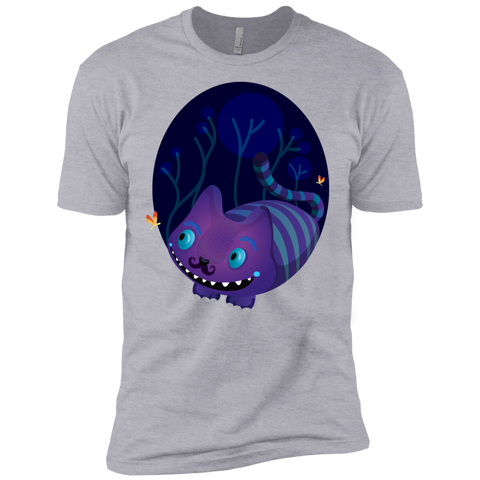 cheshire mustache cat t- T-Shirt