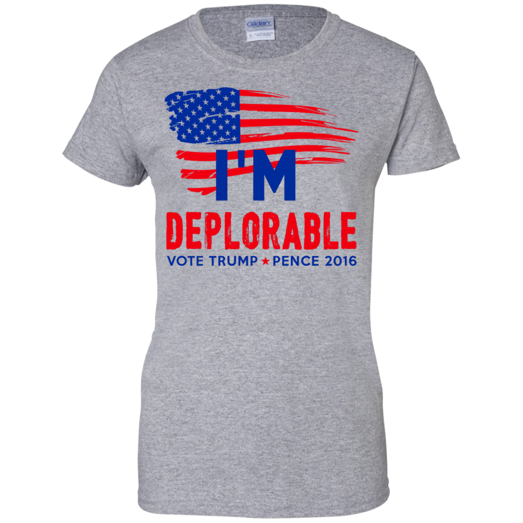 i'm deplorable, vote trump/pence 2016 T-Shirt