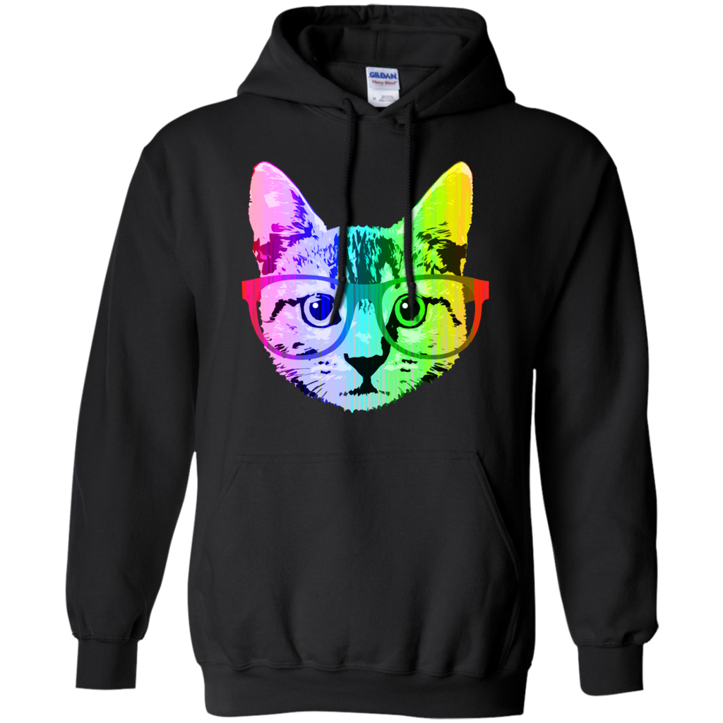 funny rainbow cat t- T-Shirt